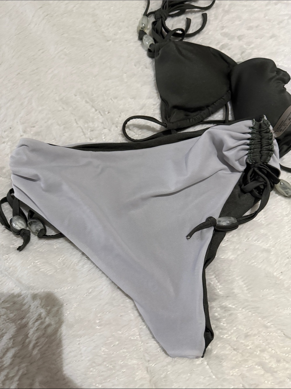 Beaded Triangle Bikini Set - Picture 5 of 6